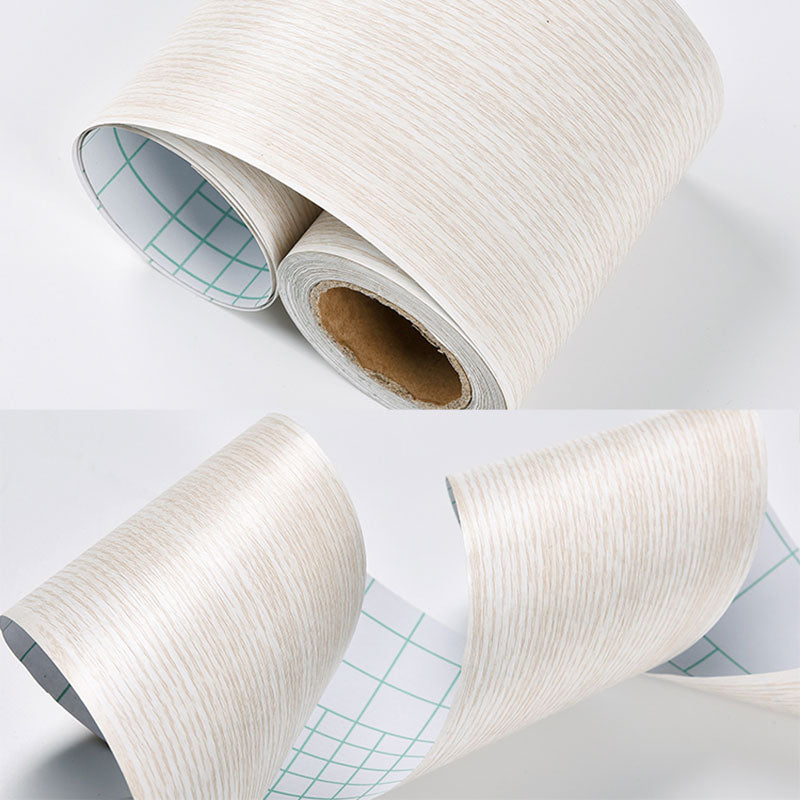 Brehn | Self-adhesive Wood-like Wallpaper Border Non-woven Industrial Wall Decoration for the Living Room