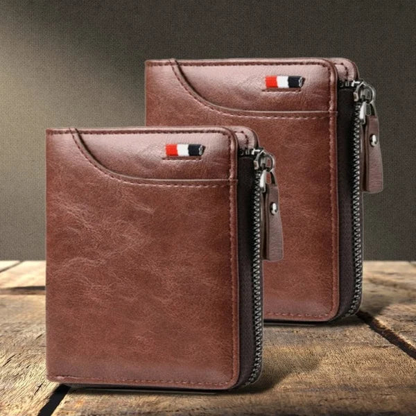 BowLift | Men's multifunctional RFID-blocking, waterproof and durable PU leather wallet for men