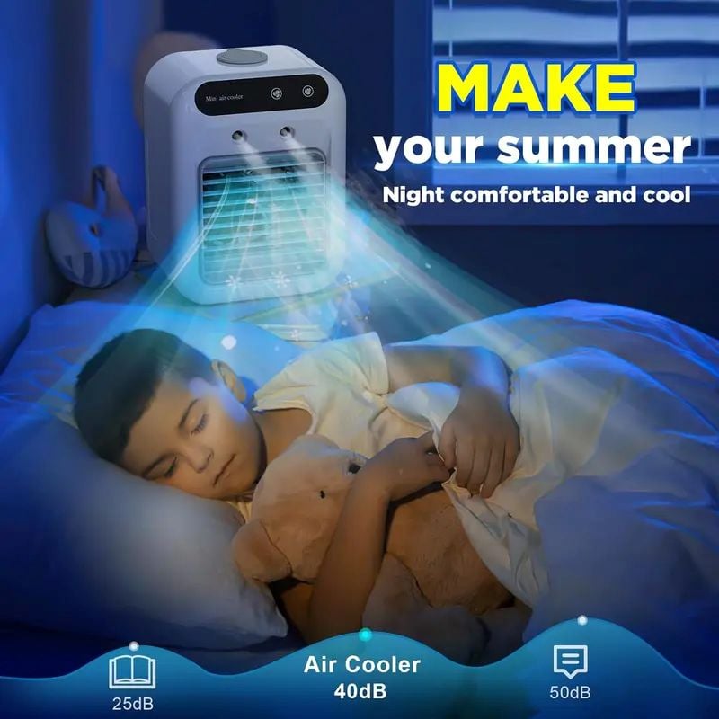 BowLift | Portable 3-In-1 Cooling Fan with 2-Speed Mist