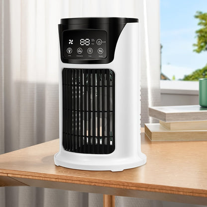 Portable Air Cooler Humidifier Fan USB White | Skanto