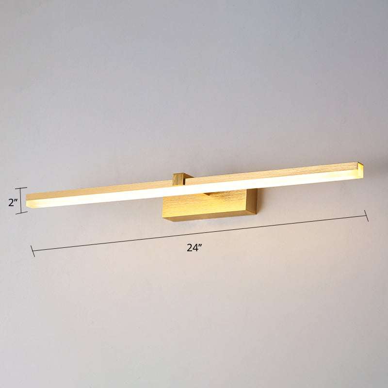 Gold Bathroom Lamp LED Modern Design | Karnz