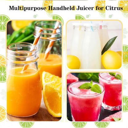 Portable manual citrus juicer bowl