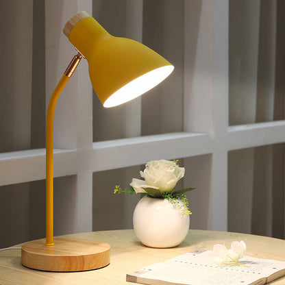 Skanto | Flashlight-Shaped Swivel Desk Lamp Macaron Metal 1-Light Night Lamp for Kids Room