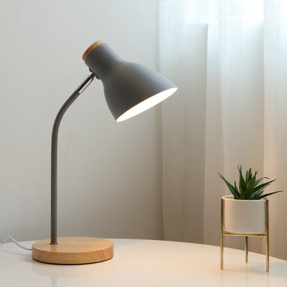 Skanto | Flashlight-Shaped Swivel Desk Lamp Macaron Metal 1-Light Night Lamp for Kids Room