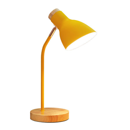 Skanto | Flashlight-Shaped Swivel Desk Lamp Macaron Metal 1-Light Night Lamp for Kids Room