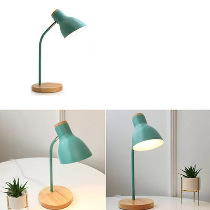 Skanto | Flashlight-Shaped Swivel Desk Lamp Macaron Metal 1-Light Night Lamp for Kids Room