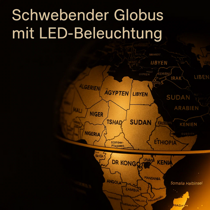 AstroGlobe LED World Globe – Levitating Globe Lamp with Magnetic Suspension