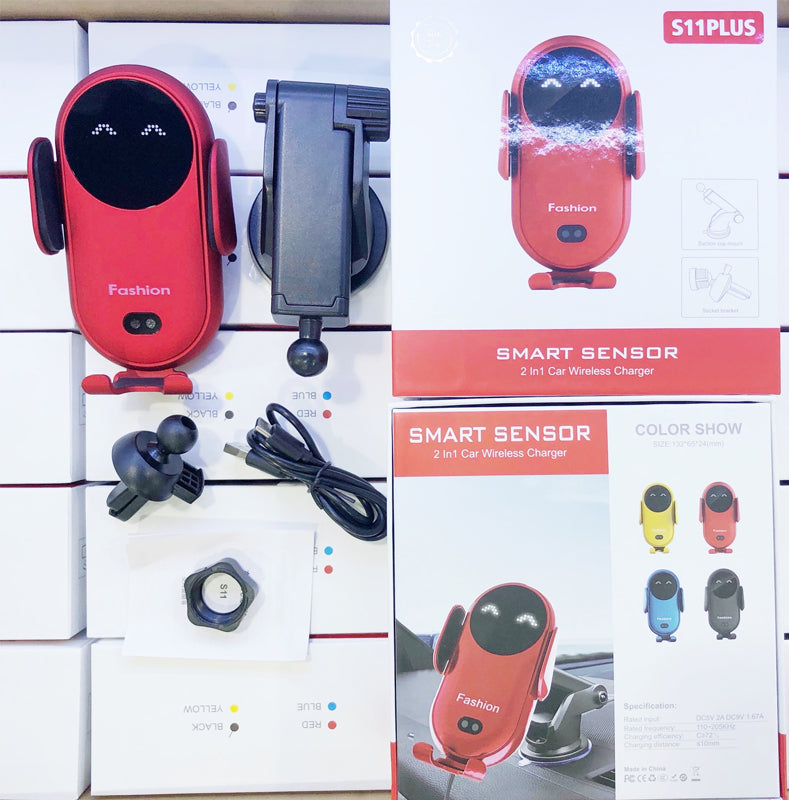 Smart Wireless Auto-Sensing Car Phone Holder Charger | Brehn