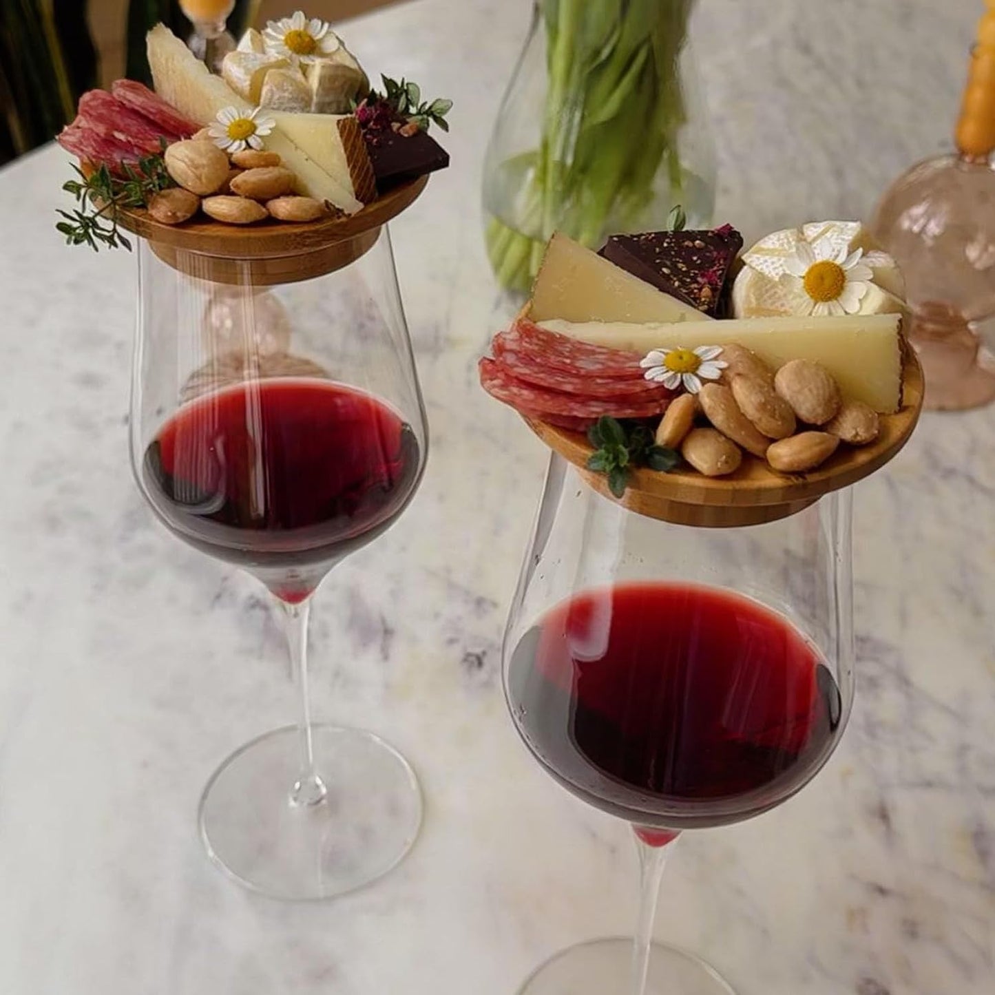 Wine Glass Charcuterie Topper | Bowlift