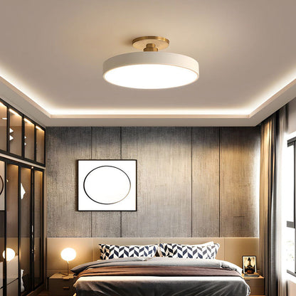 BowLift | Modern LED Semi Flush Mount Ceiling Light | Energy-Saving. Durable Design for Hallway. Dining Room & Living Room