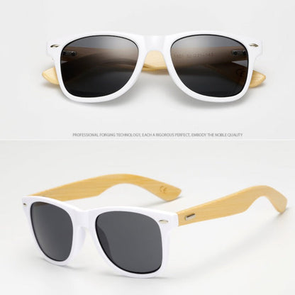 Skanto | Bamboo Retro Wood Sunglasses