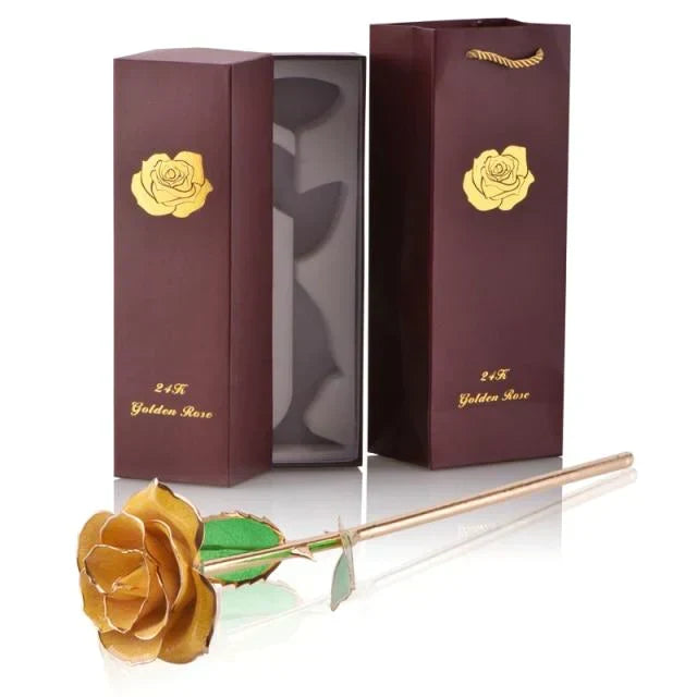 Skanto | 24k Gold-Dipped Eternal Rose