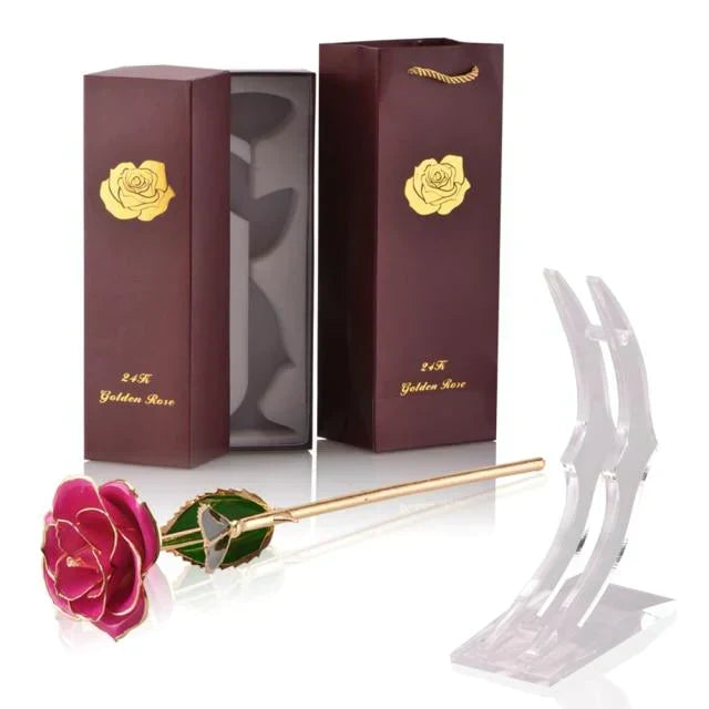 Skanto | 24k Gold-Dipped Eternal Rose