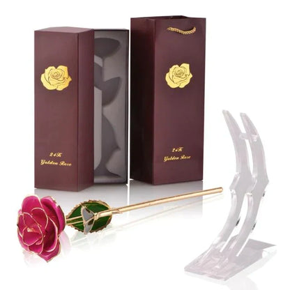 Eternal Rose, dipped in 24 Karat Gold