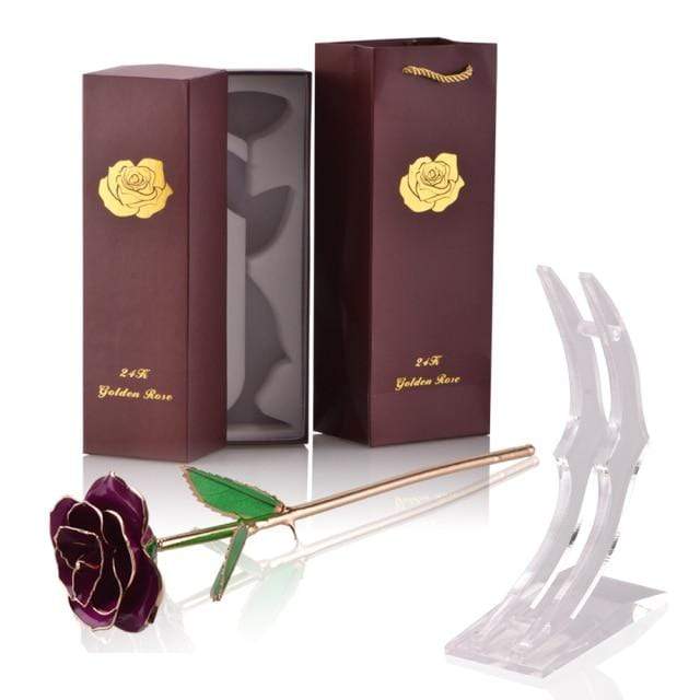 Eternal Rose, dipped in 24 Karat Gold