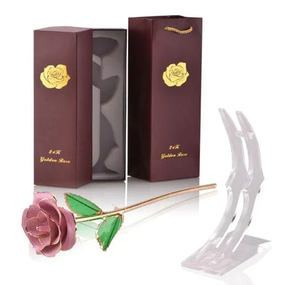 Eternal Rose, dipped in 24 Karat Gold