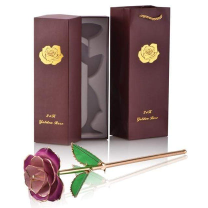 Eternal Rose, dipped in 24 Karat Gold