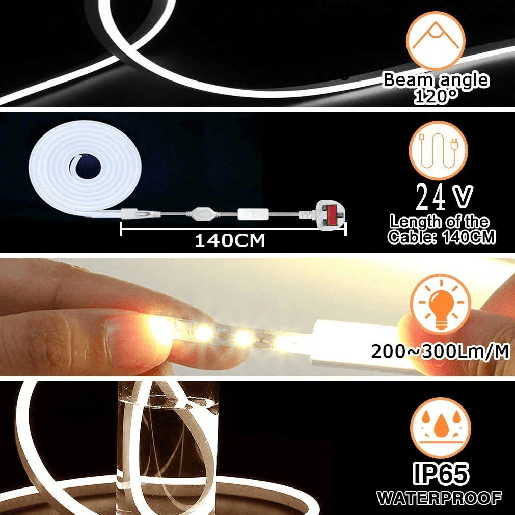 Skanto | FlexBeam - Flexible LED - Weatherproof - 5m/10m - Indoor and Outdoor