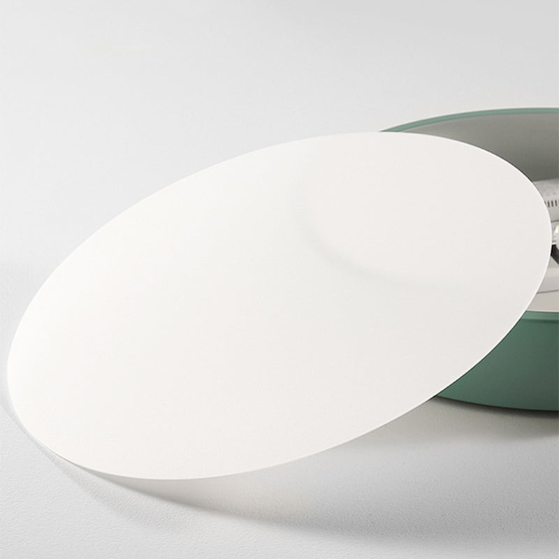 Modern LED Ceiling Lamp for Bedroom - Energy-saving Acrylic and Metal Flush Mount Fixture, Various Colors | Karnz