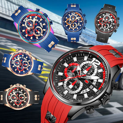 BowLift | Waterproof motorsport watch for men with luminous