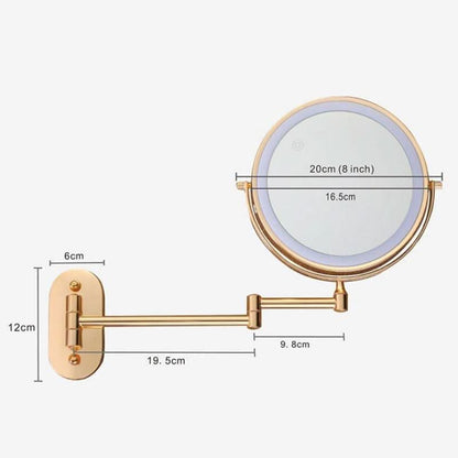 BowLift | LUXMIRROR – Deluxe Golden Makeup Mirror