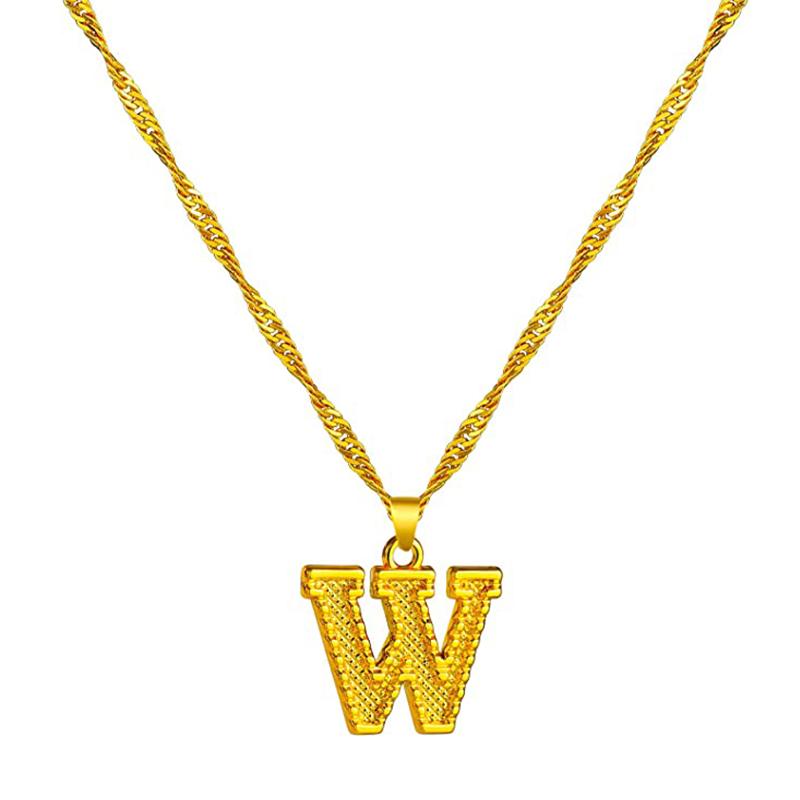 Skanto | 18K Gold Plated Initial Letter Necklace