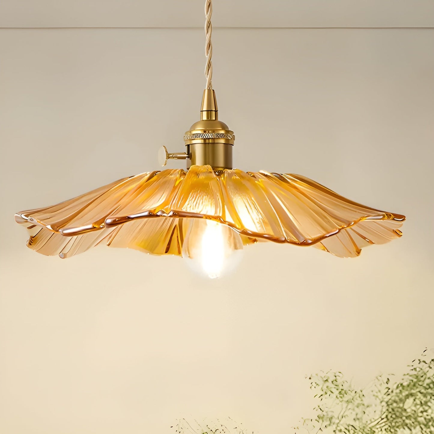 Pendant Lamp with Floral Motif – Warm Light & Stylish Design | For Your Home | Karnz