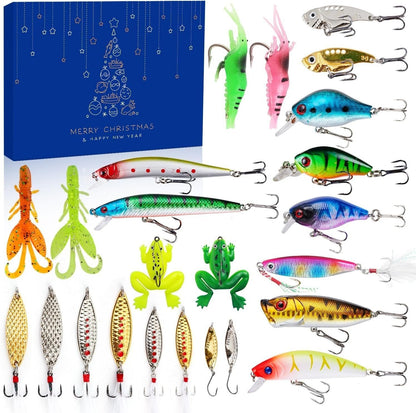 Skanto | 24-Day Christmas Countdown Fishing Tackle Set
