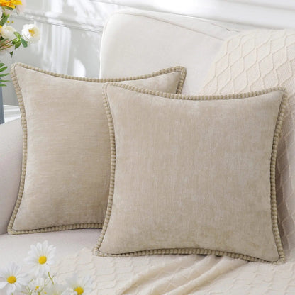 BowLift | Soft Chenille Velvet Throw Pillow Cover