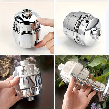 Shower filter for purer water – Removes chlorine and impurities | For a refreshing and skin-friendly shower experience | Brehn