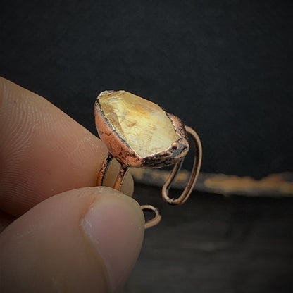 Skanto | Natural Raw Birthstone Ring - Selina