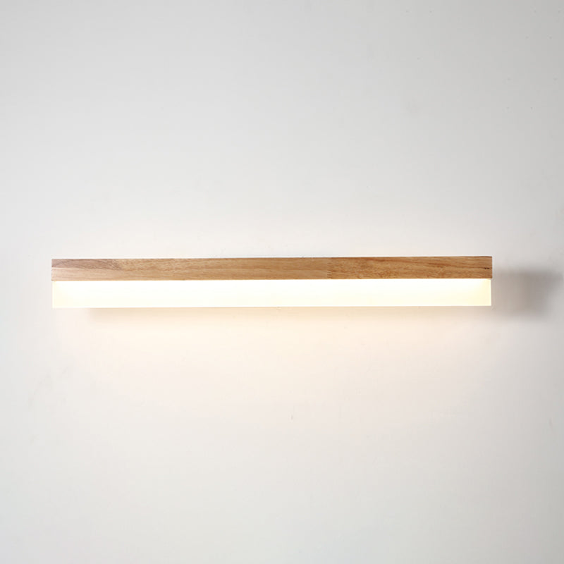 Skanto | Modern Bathroom Vanity Light Wood LED Vanity Light Equipped with Acrylic Shade