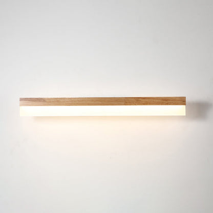 Skanto | Modern Bathroom Vanity Light Wood LED Vanity Light Equipped with Acrylic Shade