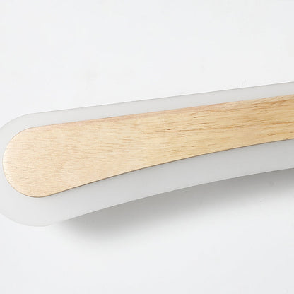 Skanto | Modern Bathroom Vanity Light Wood LED Vanity Light Equipped with Acrylic Shade