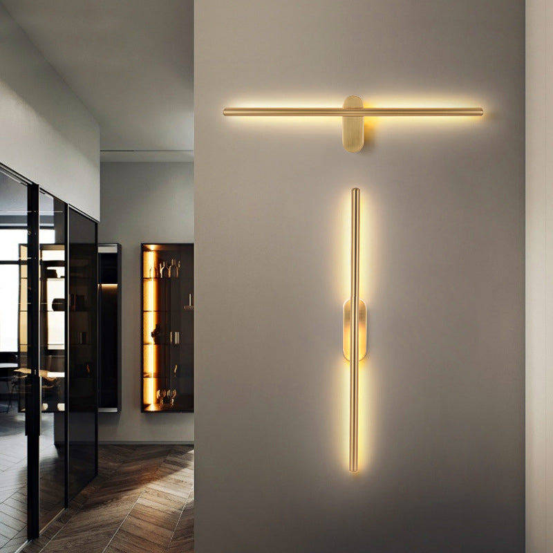 Skanto | Linear Stripes Wall Light Modern Metal Wall Mounted Lamp for Bedroom Living Room