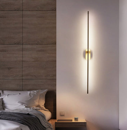 Skanto | Linear Stripes Wall Light Modern Metal Wall Mounted Lamp for Bedroom Living Room