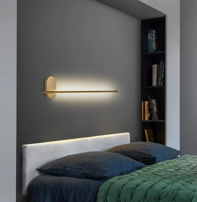 Skanto | Linear Stripes Wall Light Modern Metal Wall Mounted Lamp for Bedroom Living Room