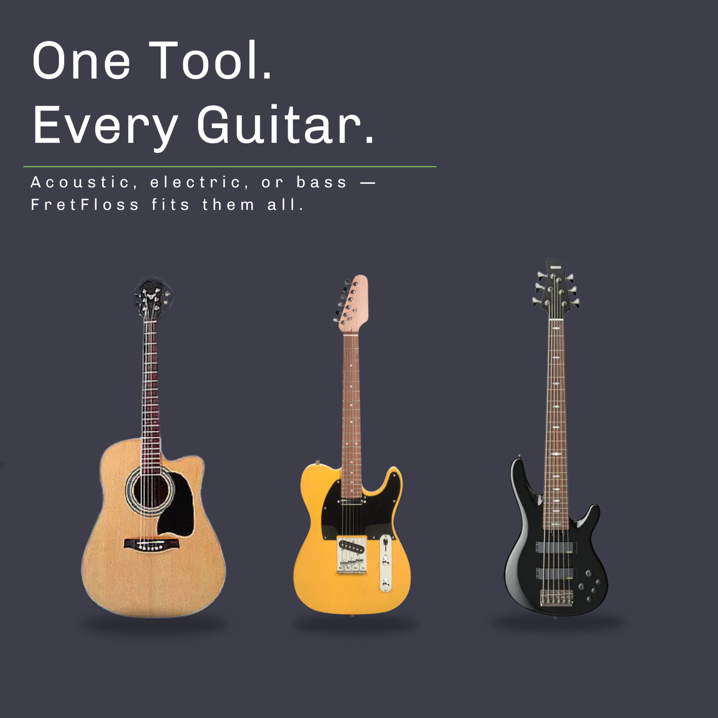 BowLift | 3-in-1 Guitar Fretboard & String Cleaning Tool