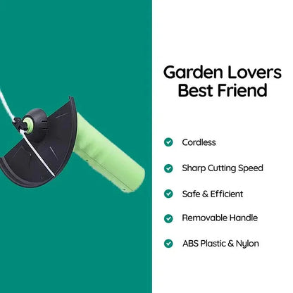 BowLift | Cordless Mini Grass Trimmer – Lightweight Handheld Weed Cutter for Lawn & Garden