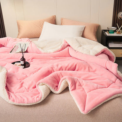 Skanto | Solid Double-Sided Velvet Cube Blanket