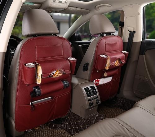 BowLift | Leather Car Seat Back Organizer