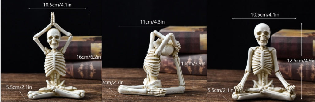 BowLift | Halloween Figurine – Resin Ornament in Vintage White or Black
