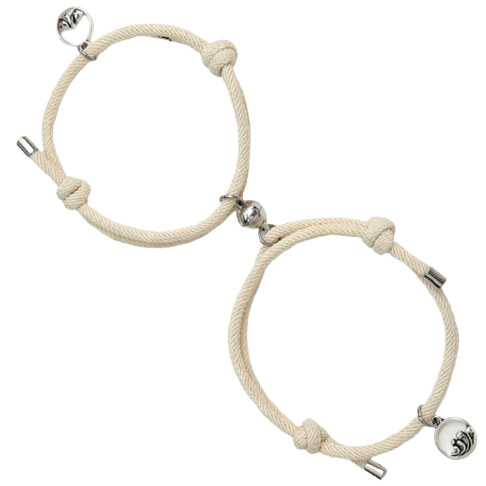 Set of 2 Magnetic Couple Bracelets