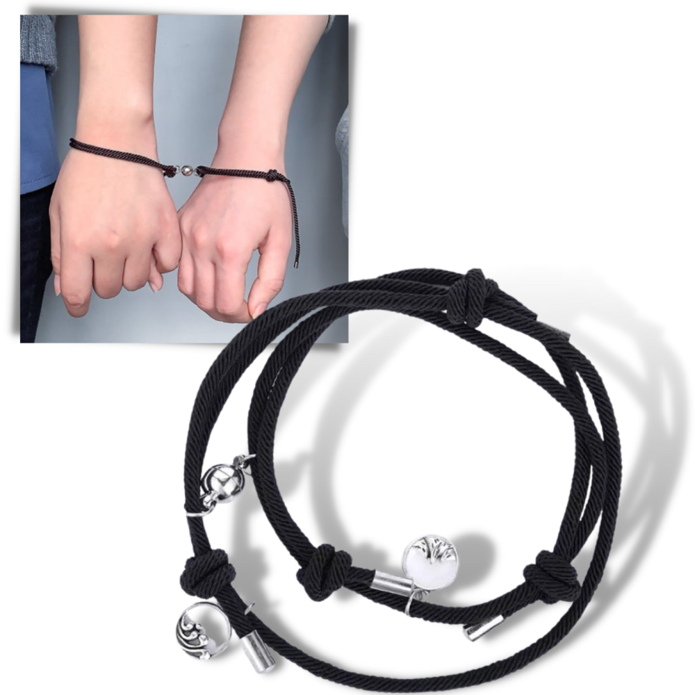 Set of 2 Magnetic Couple Bracelets