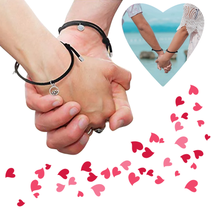 Set of 2 Magnetic Couple Bracelets