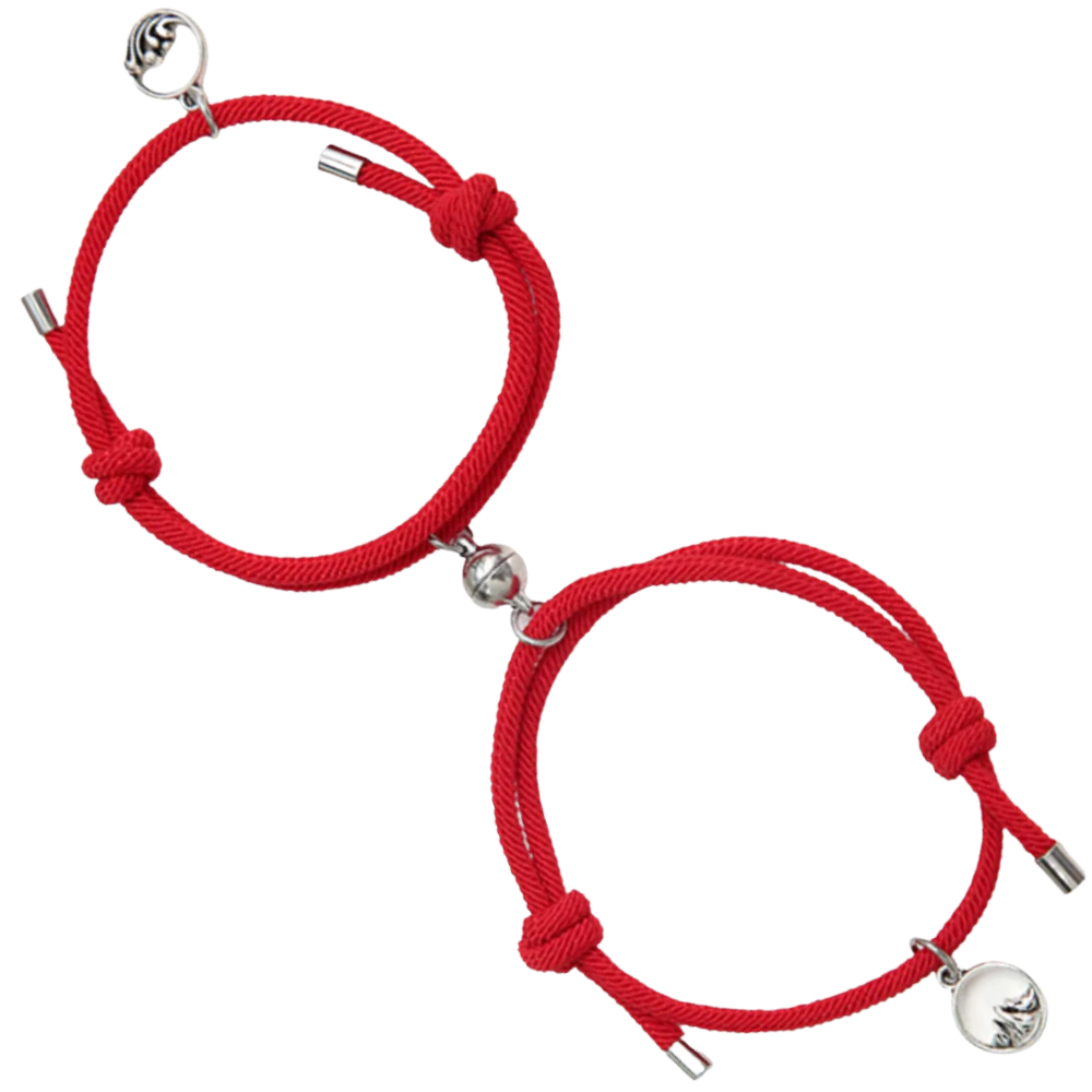 Set of 2 Magnetic Couple Bracelets