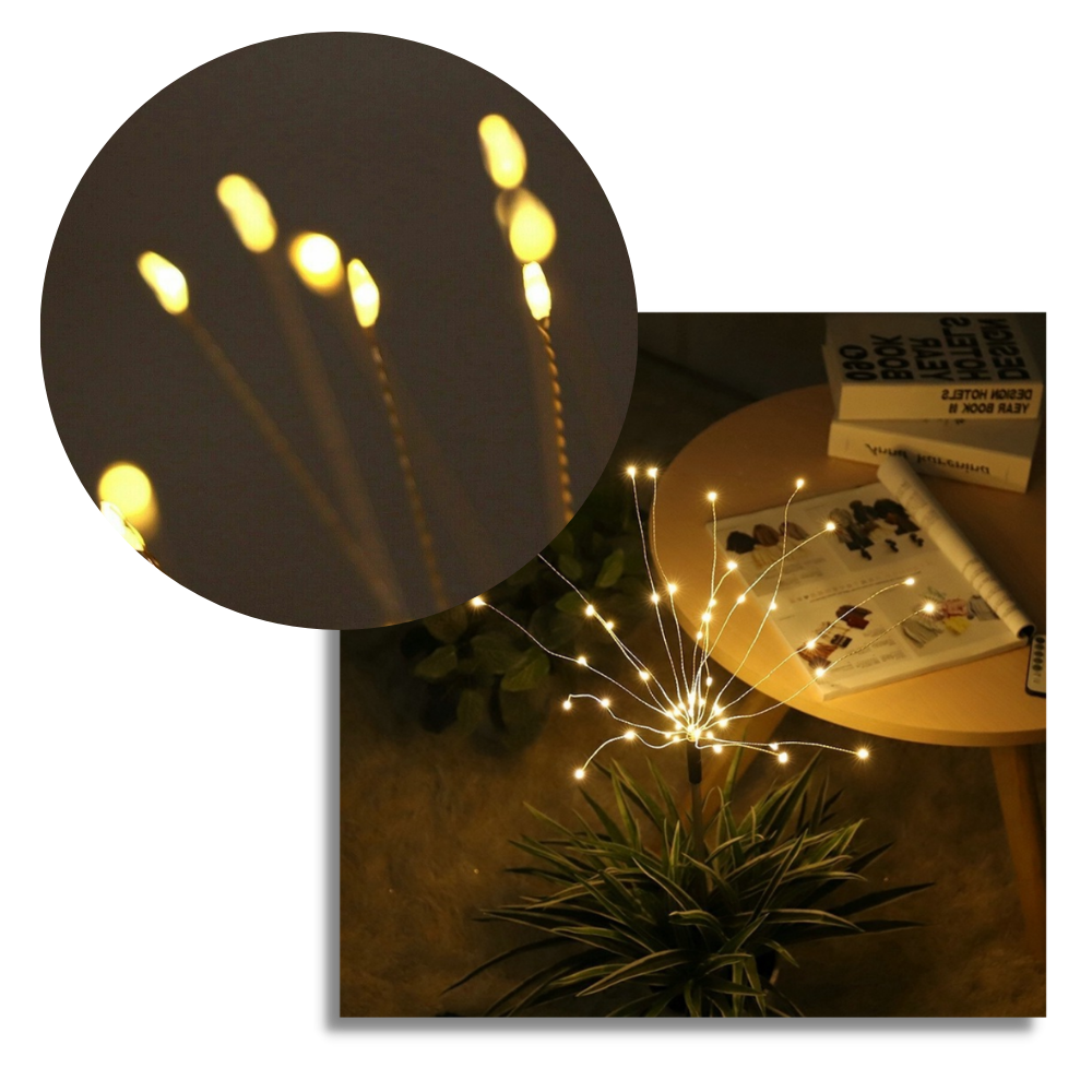 Electric Fireworks Garden Lights