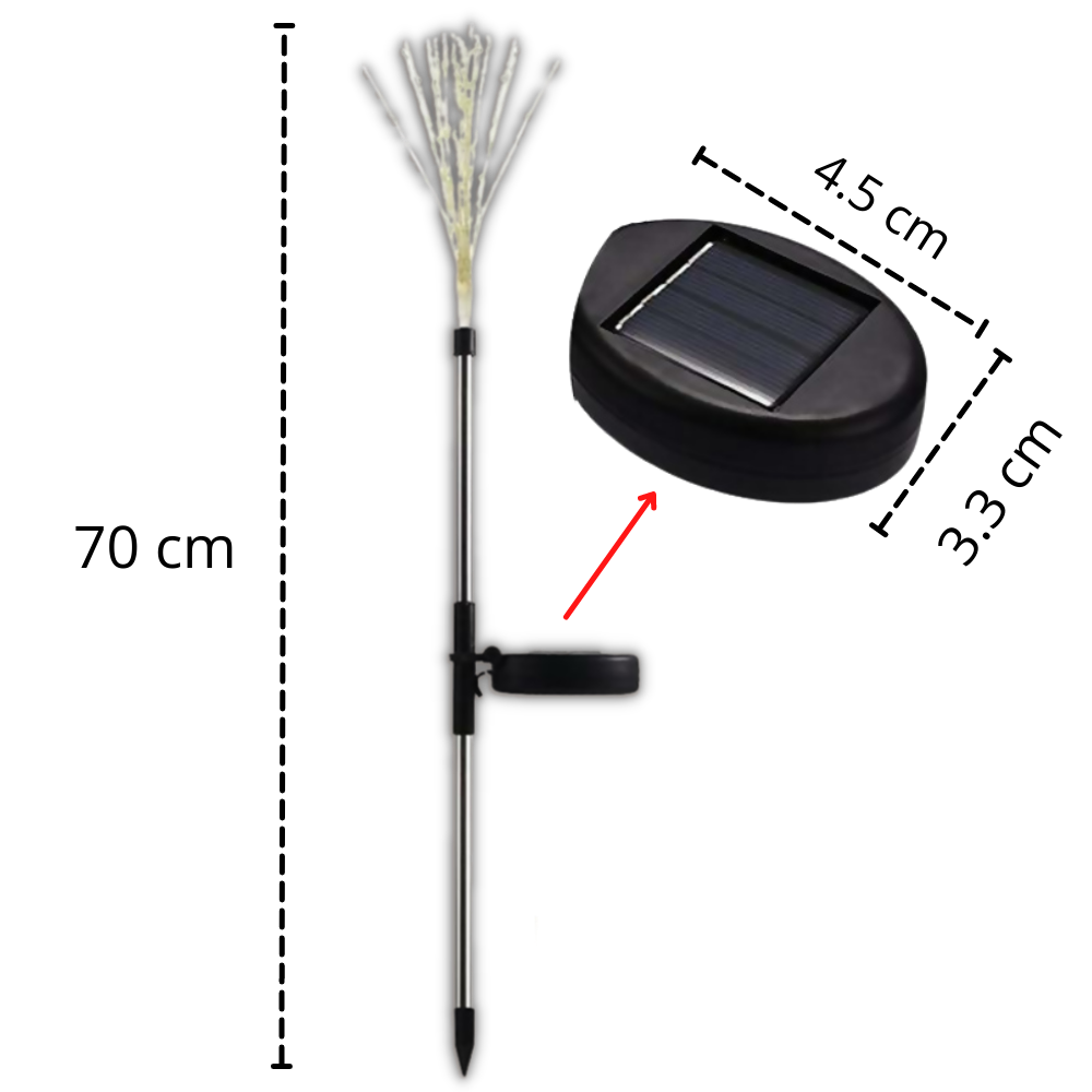 Electric Fireworks Garden Lights