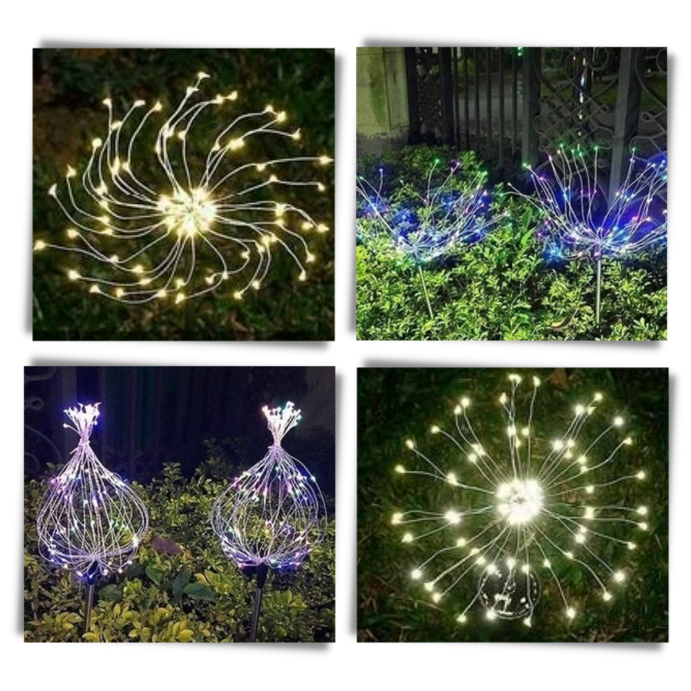 Electric Fireworks Garden Lights