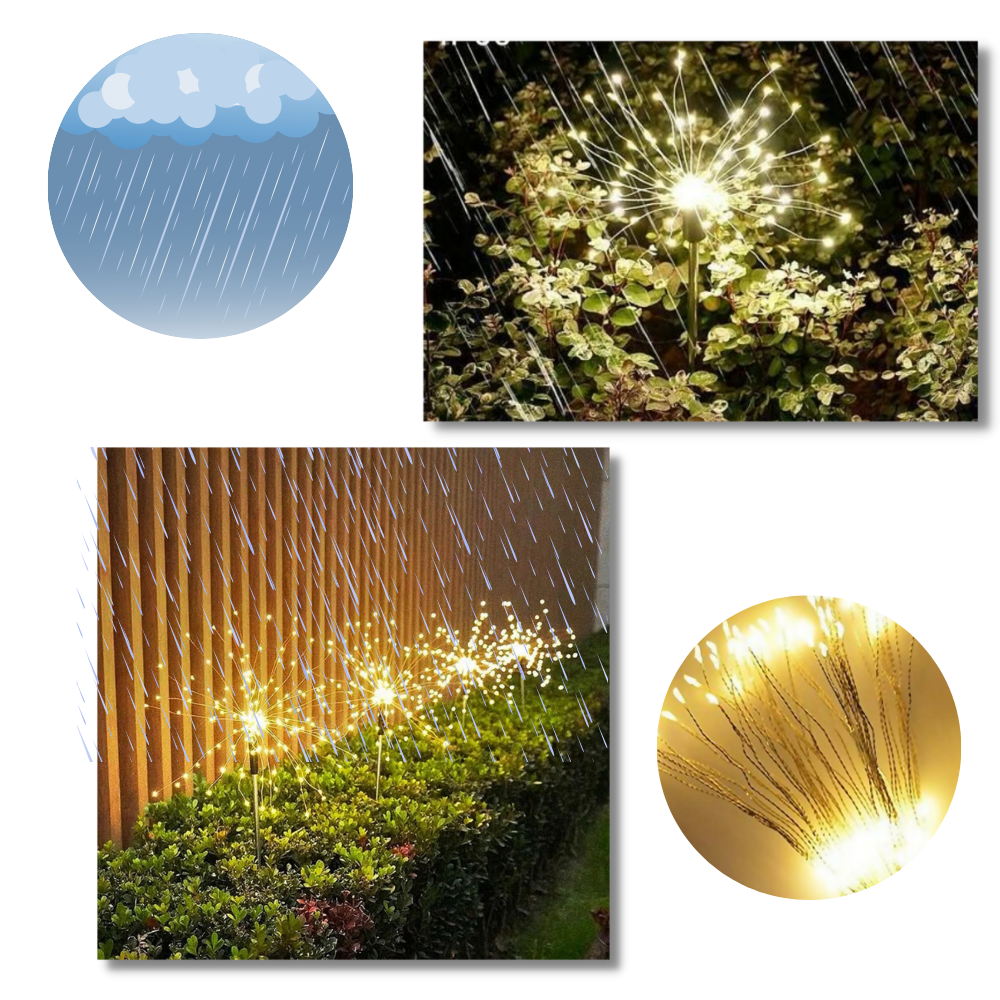 Electric Fireworks Garden Lights
